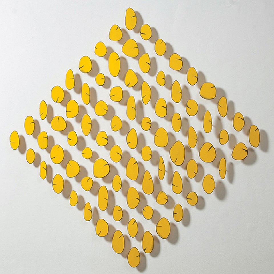 Carolina Sardi, Yellow in a Diamond Shape
Painted Steel, 61 x 58 x 22 in.