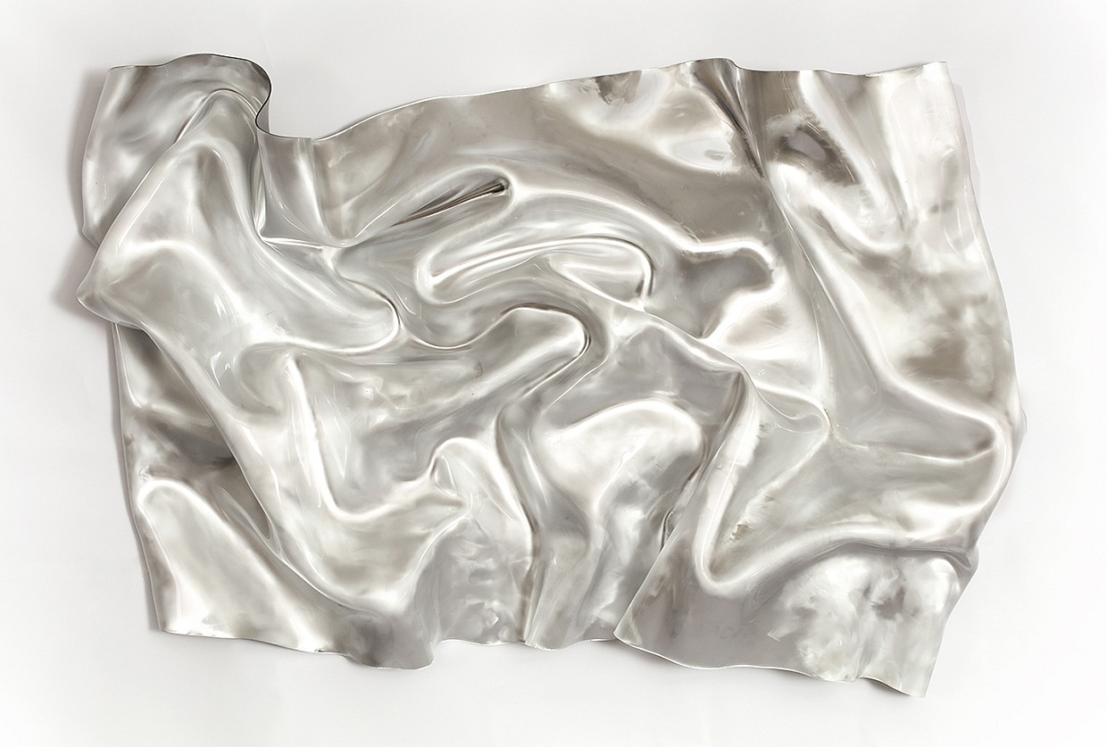 Paul Rousso, Silver Shadow (Sold)
36 x 67 x 9 1/2 in.