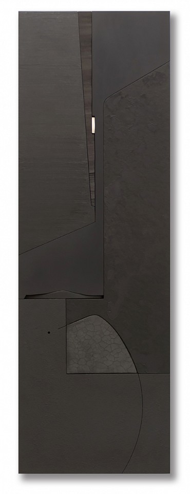 Pascal Pierme, Noir on Me No. 19 (Sold)
Mixed media, 48 x 16 in.