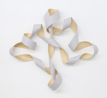 Jeremy Holmes - Untitled - Lavender Gray (Sold) 62 x 66 x 10 1/2 in.