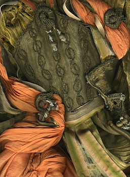 Carin Ingalsbe - Orange Metallic Mantle Sizes vary