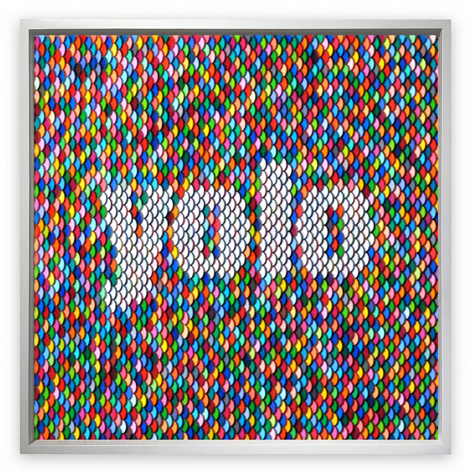 Peter Combe, YOLO (Sold)
Hand-punched paint chips on archival board, 33 x 33 in.