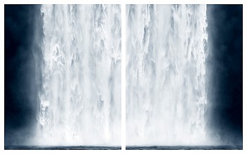 Work: Fall #7 (diptych) 40x64", 50x80", 70x112"
