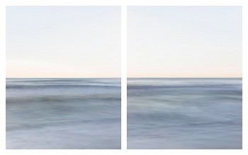 Work: Horizon #27 diptych (East Hampton, NY) 30x48", 40x64", 50x80", 70x112"