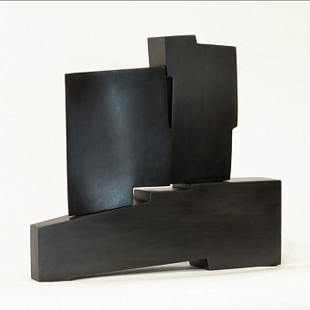 Pascal Pierme Sculpture - Petite Aclair 5  (Black patina) 14 x 16 x 3 in.