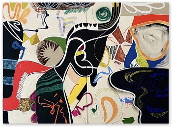 Thai Mainhard - C'est Ma Fete (Sold) 72 x 96 in.