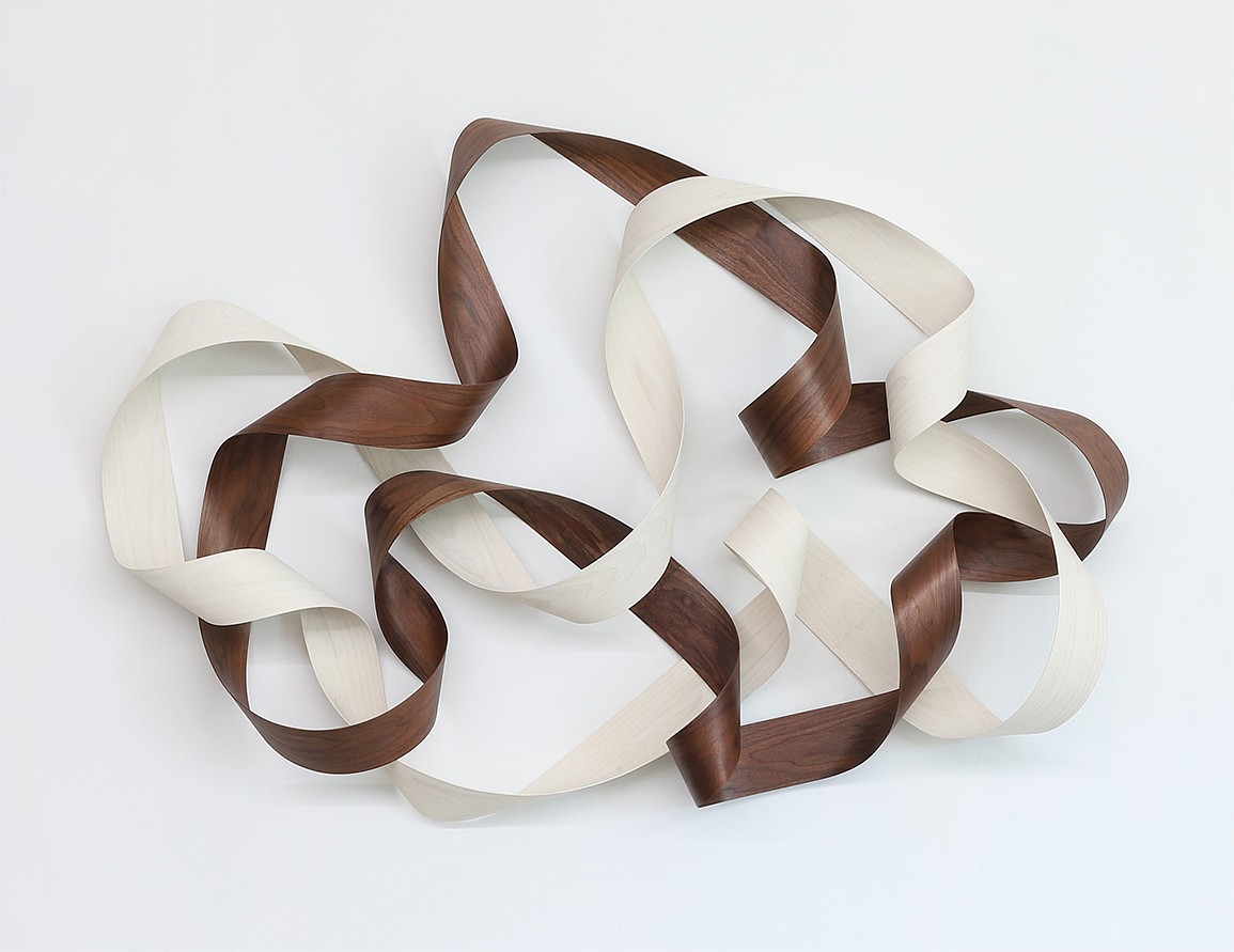 Jeremy Holmes, Two Moments
Bleached white ash & oiled black walnut, 50 x 72 x 10 in.