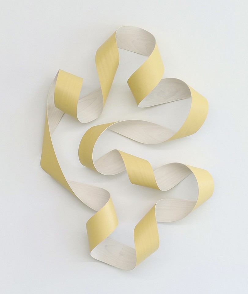 Jeremy Holmes, Untitled (Yellow)
Painted & bleached white ash, 49 x 35 x 9 in.