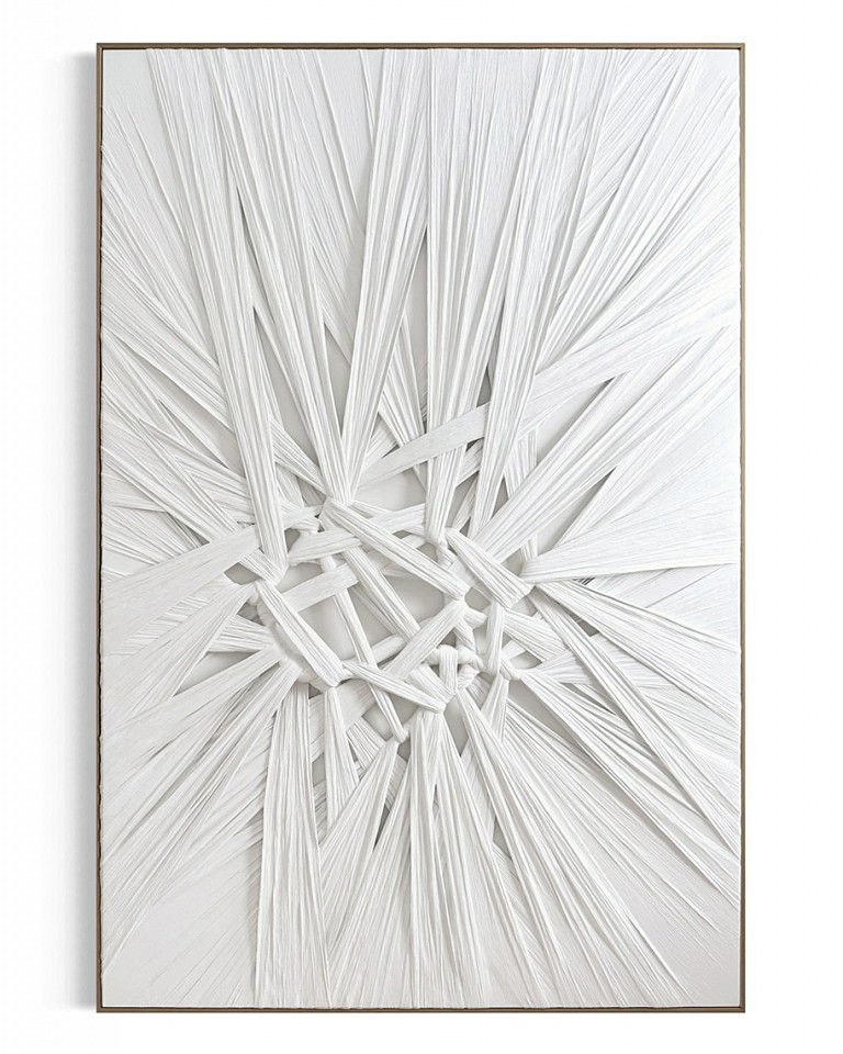 Niina Kratz, Enfolded in Stillness
Mixed media on canvas, 72 x 48 inches framed
