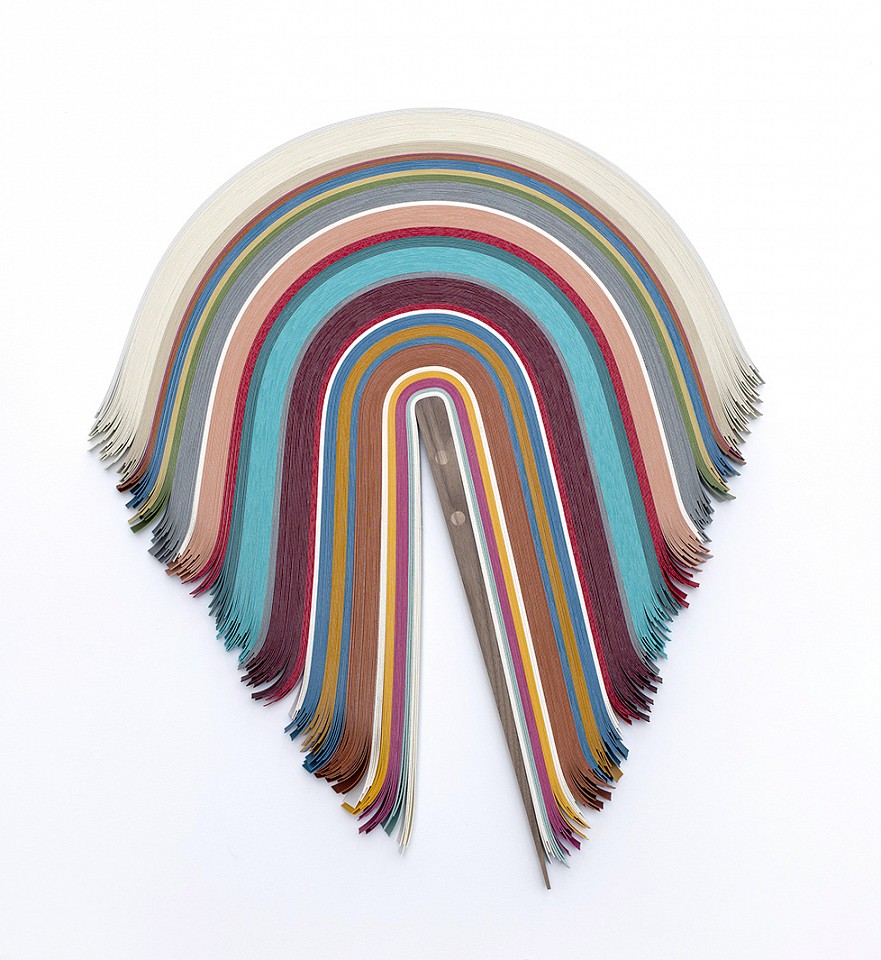 Derrick Velasquez, Untitled 425 (Sold)
Vinyl and walnut, 28 x 24 x 1 in.