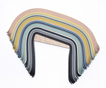 Derrick Velasquez - Untitled 424 (Sold) 25 x 34 x 1 in.