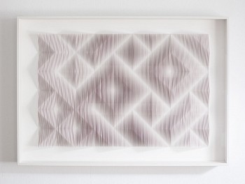 Anna Kruhelska - In Between 3 (Sold) 28 x 40", (art may be oriented horizontally or vertically) Framed with non-reflective glass