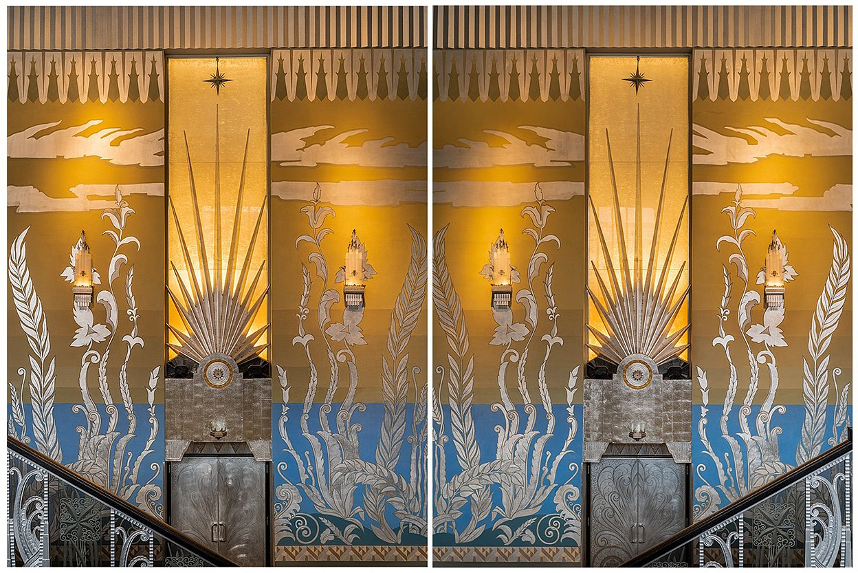 Christos Palios, Underwater Deco, Fox Theater Spokane, WA (diptych)
Archival pigment print, Sizes vary