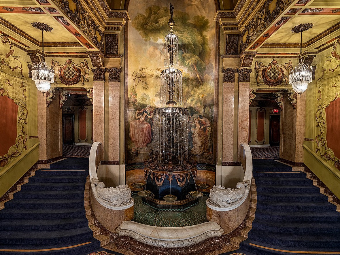 Christos Palios, Mezzanine Crystal Fountain, Los Angeles Theatre
Archival pigment print, Sizes vary