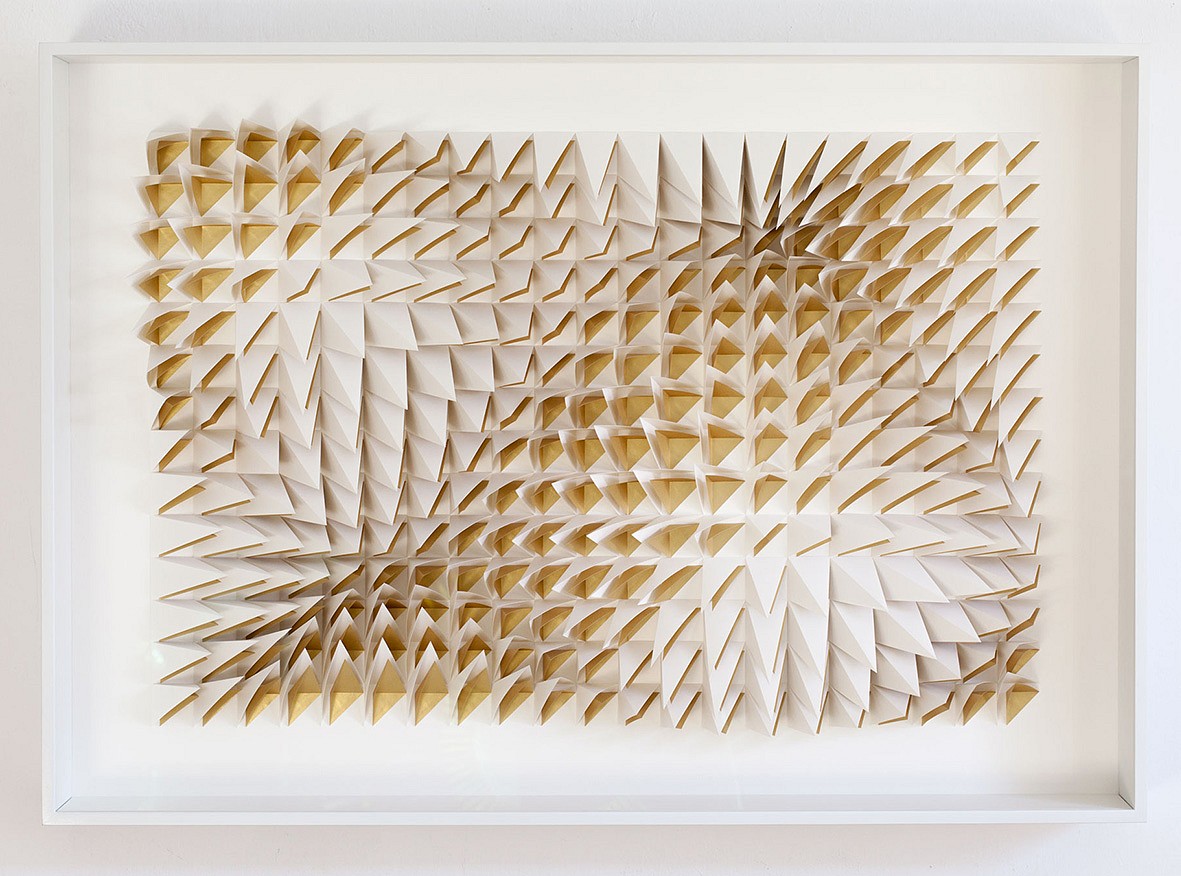 Anna Kruhelska, Untitled 256 (Sold)
Hand-folded archival paper, 28 x 40", framed with non-reflective glass