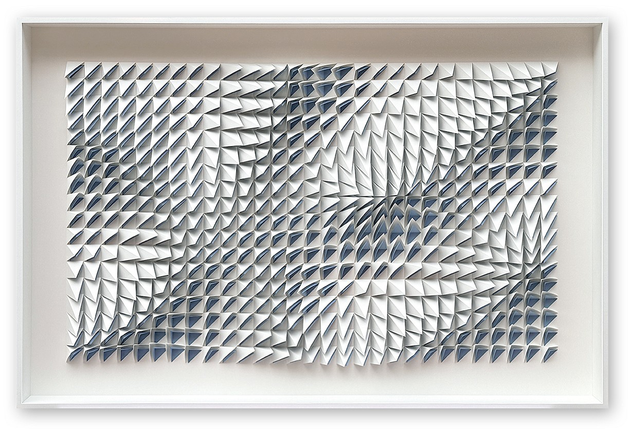 Anna Kruhelska, Untitled 277
Hand-folded archival paper, 40 x 60", framed with non-reflective glass