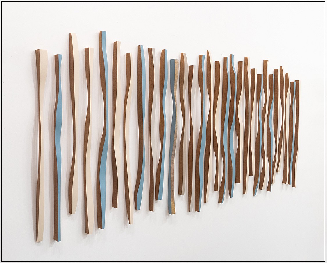 Pascal Pierme, Origines Key's Dream 2
Painted mahoghany, 40 x 87 in.
