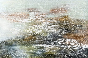 Laura Fayer - Whispering Earth 40 x 60 in.