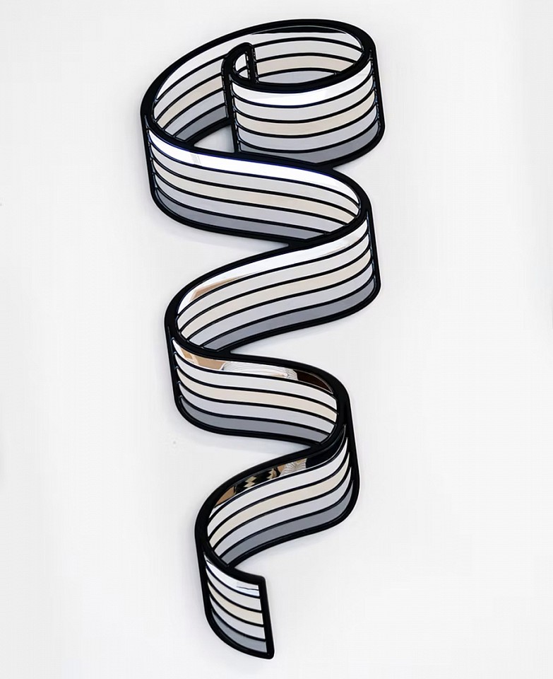 Jenna Krypell, Film
Paint, resin & mirror on panel, 48 x 18 in.