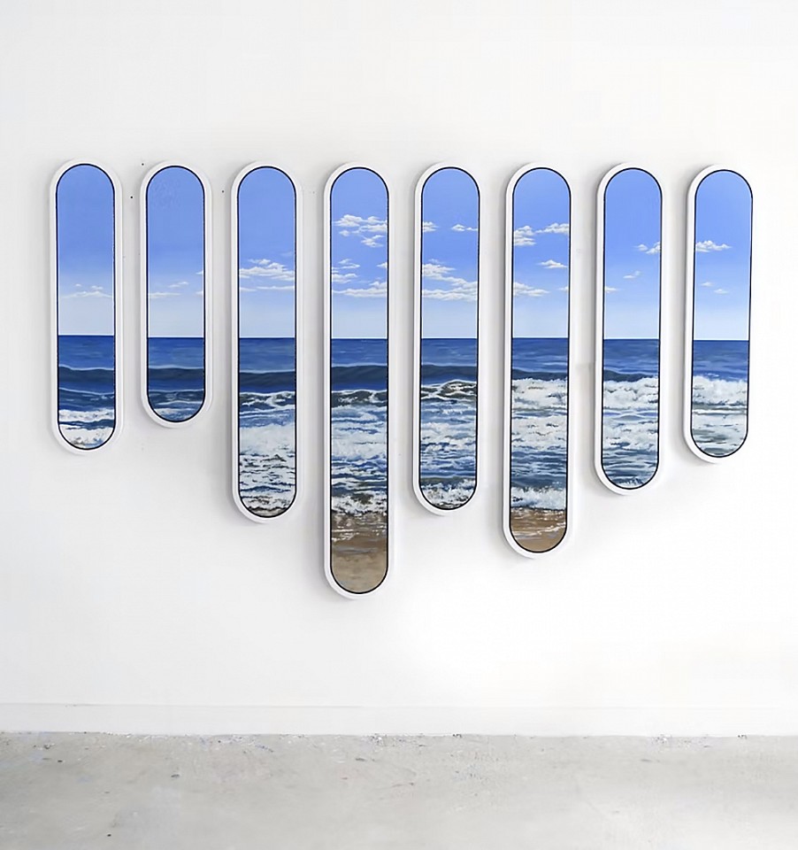 Jenna Krypell, Rhythms of the Tide
Oil & resin on panel, 51 x 92 in.