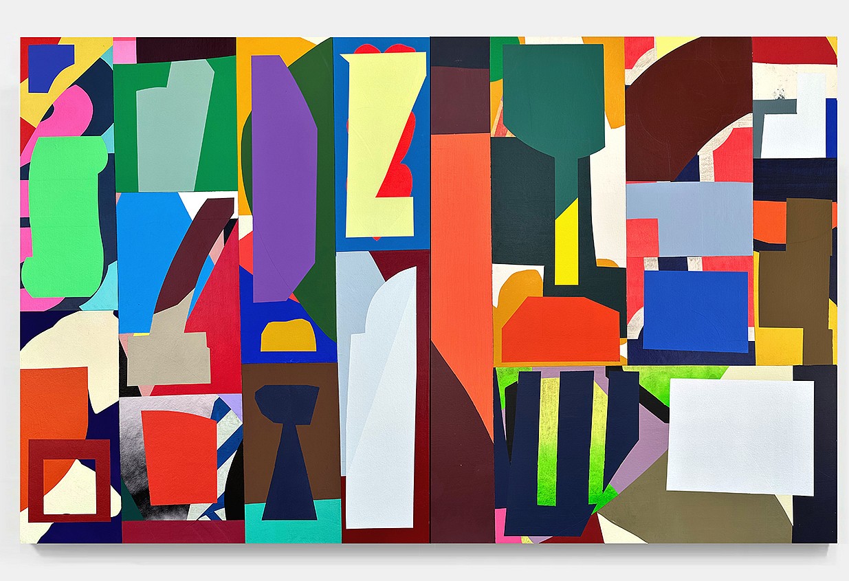 William LaChance, Truro Variation (diptych)
Acrylic & enamel on stitched canvas, 60 x 96 in.