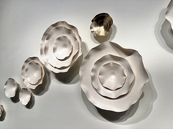 Lucrecia Waggoner - Golden Drift 60 x 96 in. as shown. May be re-configured.