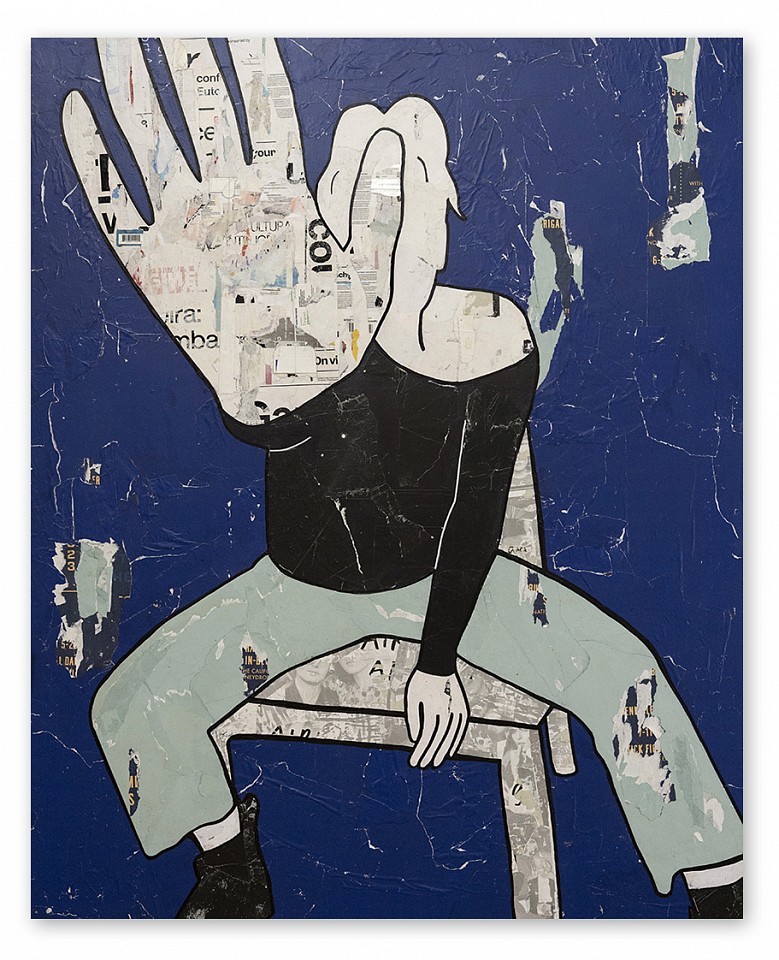 Jane Maxwell, In Your Face (Sold)
Mixed media on panel, 60 x 48 in.