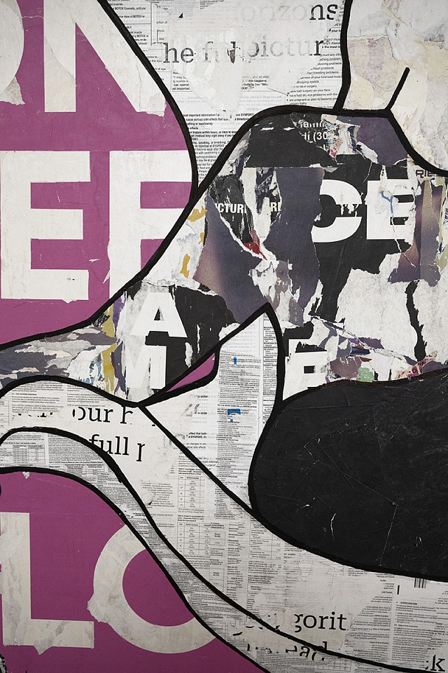 Jane Maxwell, Pink Power
Mixed media on panel, 60 x 60 in.