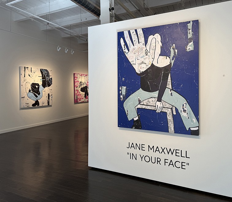 Jane Maxwell: "In Your Face" - Installation View