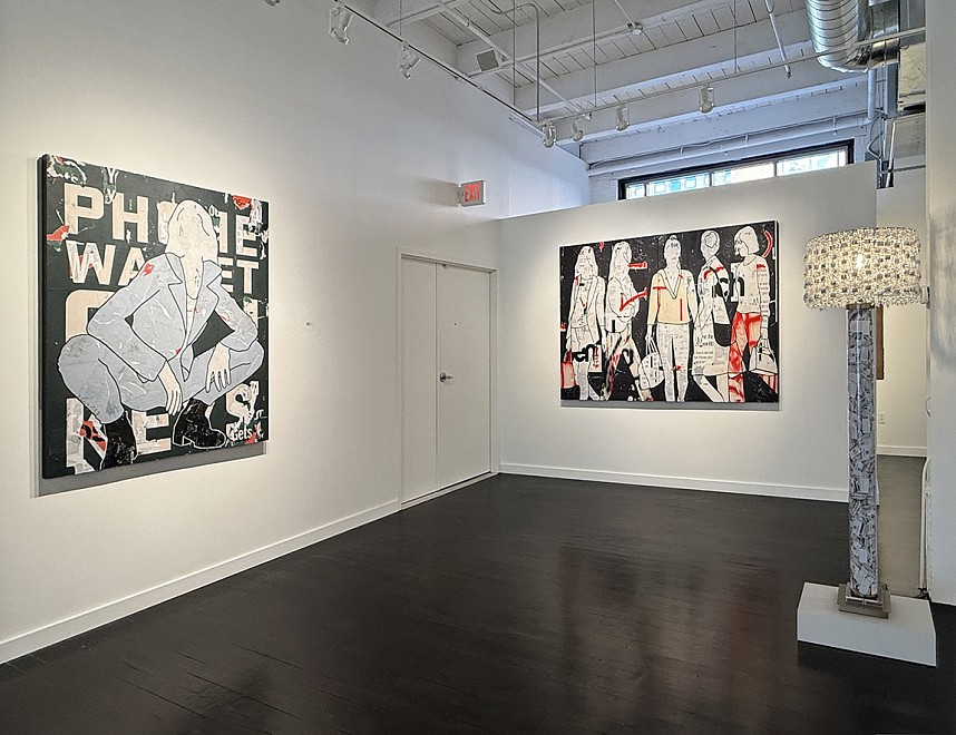 Jane Maxwell: "In Your Face" - Installation View