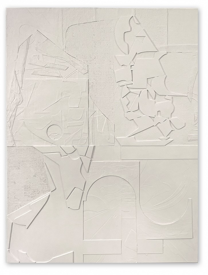 Aaron Wexler, Projection 1
Painted Aqua-resin cast forms on panel, 48 x 36 in.