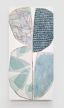 Karine Leger - In Conversation #4 50 x 24 in.