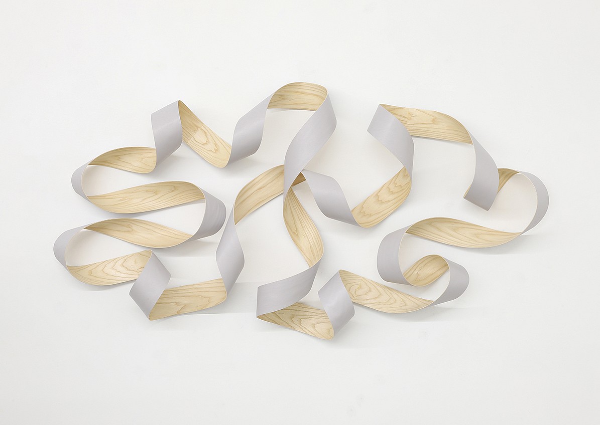 Jeremy Holmes, Untitled - Fashionable Gray
Painted white ash, 42 x 80 in.