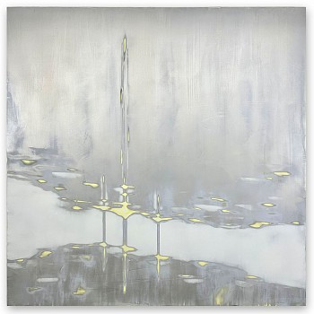 Audra  Weaser -&nbsp;Pale Horizon 48 x 48 in.