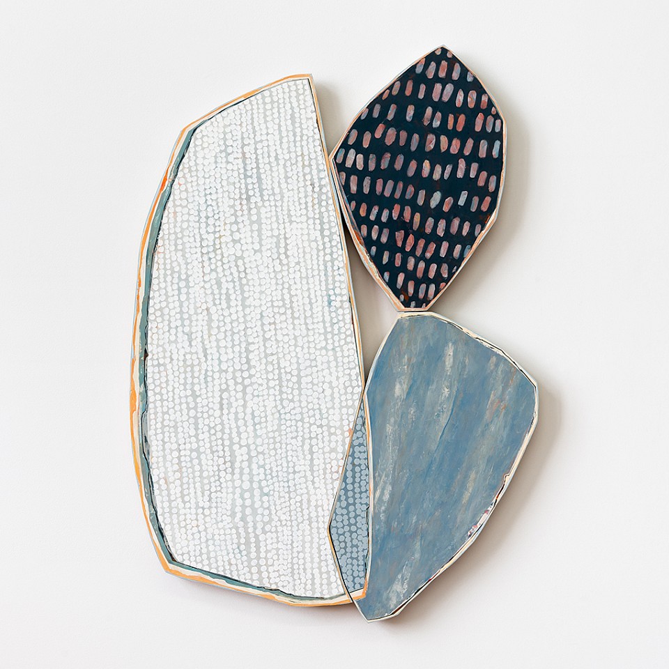 Karine Leger, Ruisseau de Montagne
Acrylic on wood panel, 39 x 28 in.