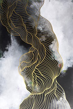 Tracie Cheng -&nbsp;Give Us Faith 60 x 40 in.