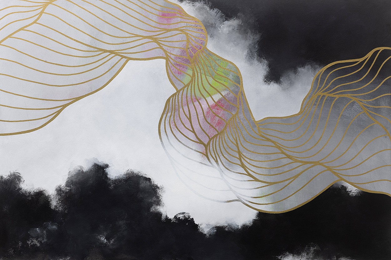 Tracie Cheng, What Joy is Found
Acrylic on canvas, 24 x 36 in.