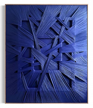Work:&nbsp;Niina Kratz Cosmic Pull 48 x 40 in.
