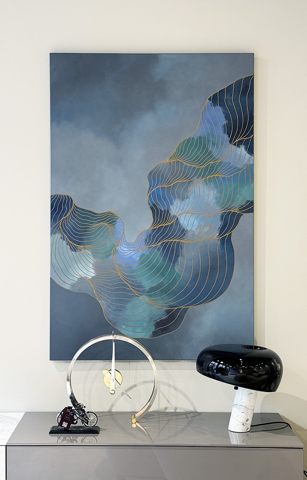 Tracie Cheng, May We All Be So Lucky
Acrylic on canvas, 60 x 40 in.