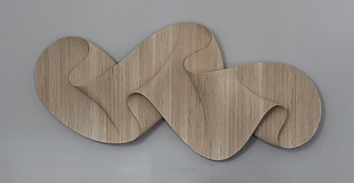 Daniel Mirchev, Cashmere Private Commission
Layered plywood, 40 x 82 in.