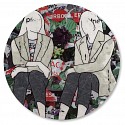 Jane Maxwell, Girlfriends
Collage on panel with resin