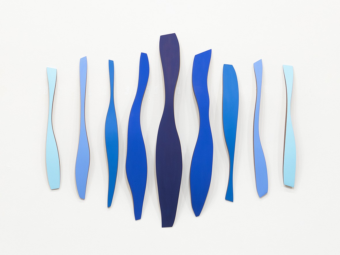 Pascal Pierme, Exponential Ocean 1
Painted walnut, 27 x 35 x 2 1/2 in.